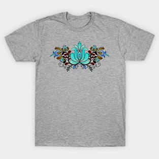 Cottage Core Folk Floral T-Shirt